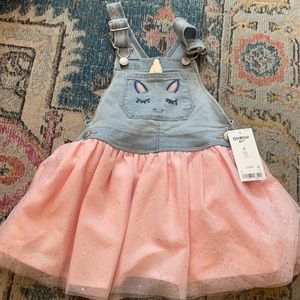 Brand New With Tags Osh Kosh B’gosh Overall Dress